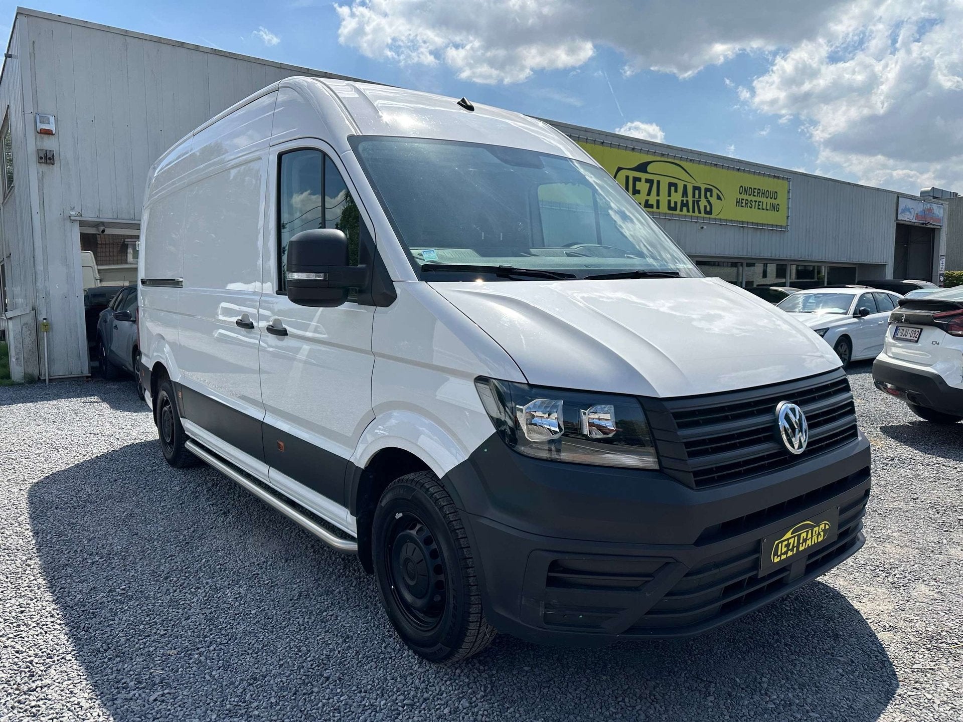 Volkswagen Crafter Crafter 2.0 CR TDi L3H2, Auto's, Stof, Gebruikt, 4 cilinders, Wit
