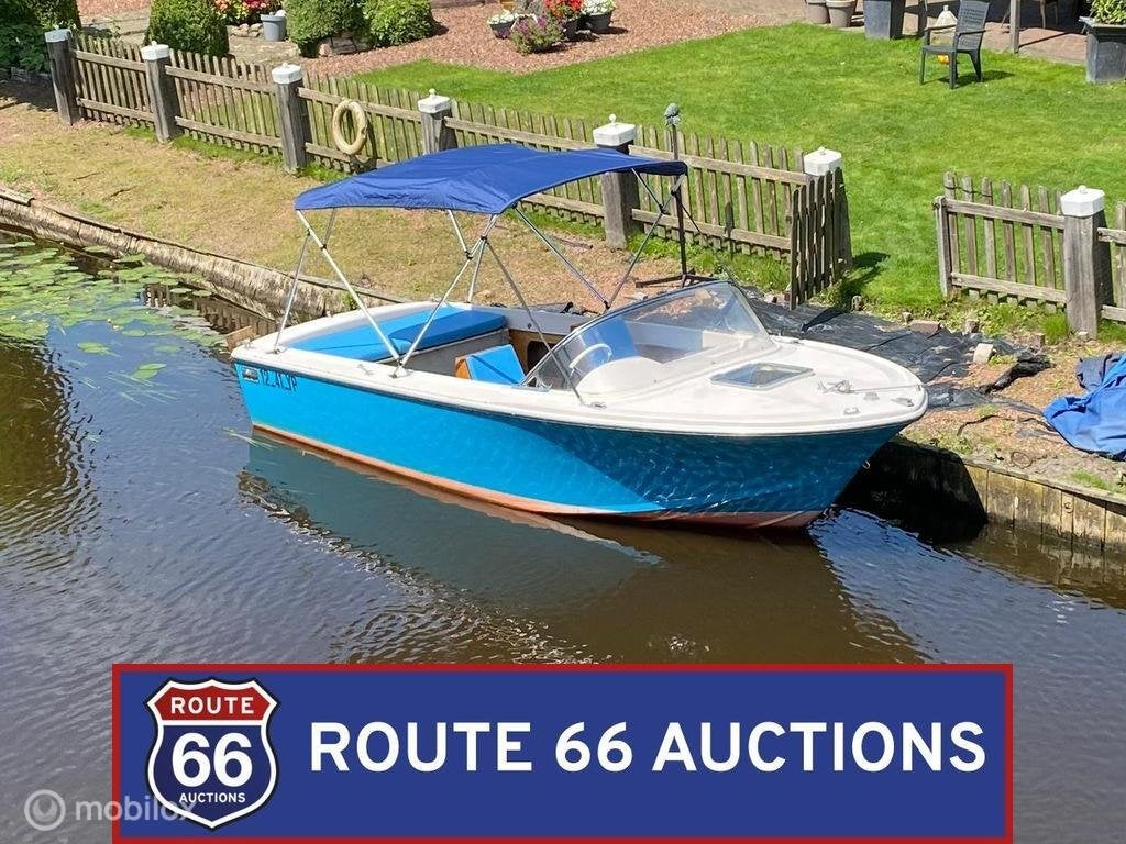 Mistral GT Speedboat | 1973 | Route 66 Auctions, Auto's, Overige merken, Zwart, Bedrijf, Handgeschakeld