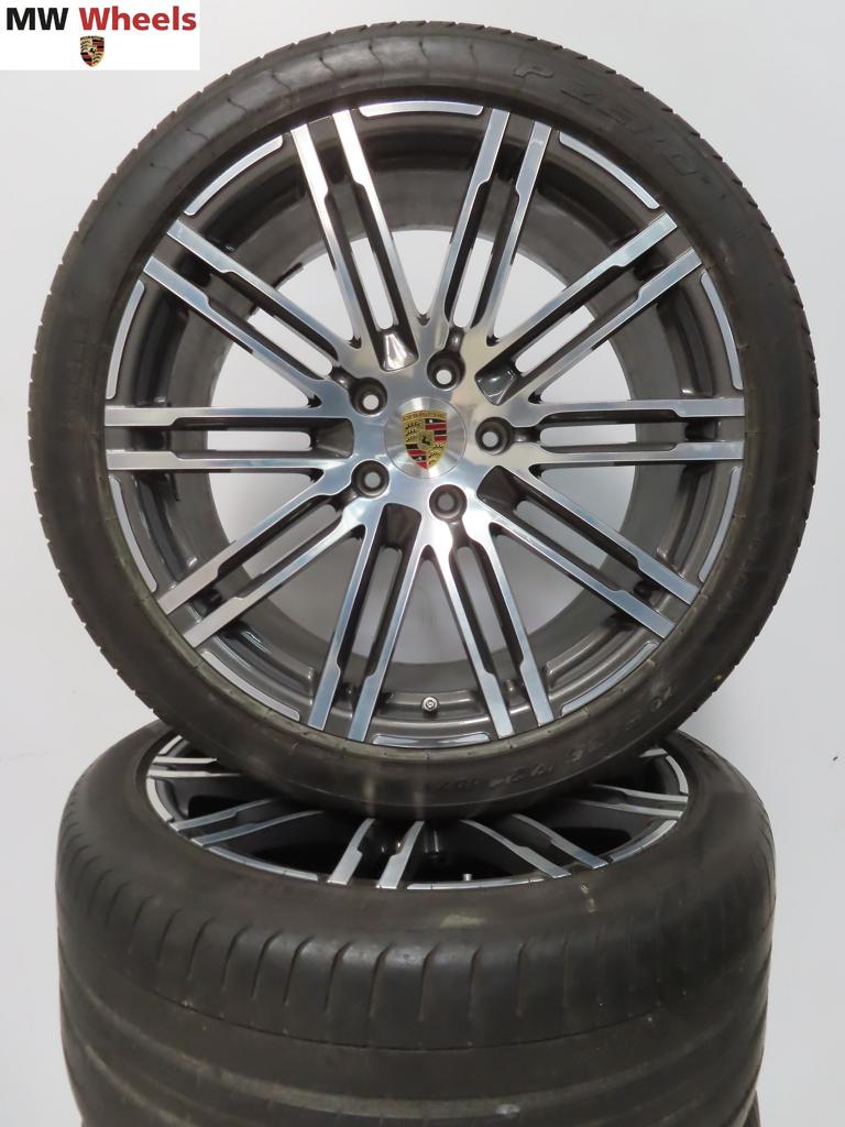 Porsche 21 inch Origineel velgen Cayenne Turbo Zomerbanden, Gebruikt, 295 mm, -, -