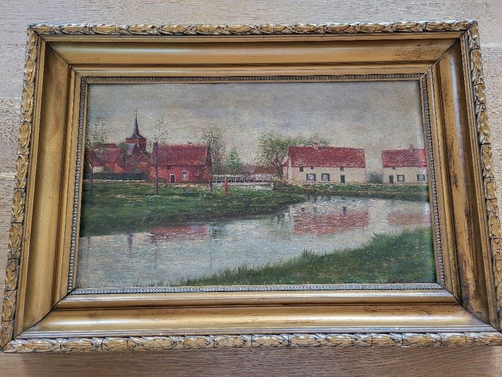 Schilderij kerk Oosterweel, Ophalen