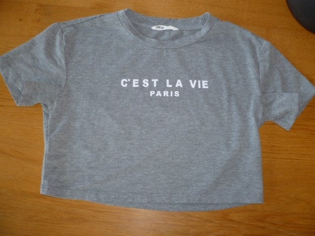 korte  T-shirt meisje , maat 140, Kinderen en Baby's, Kinderkleding | Maat 140, Ophalen of Verzenden, Meisje