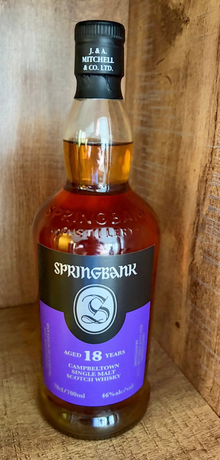 Springbank 18 – Campbeltown Single Malt Scotch Whisky, Diversen, Ophalen of Verzenden