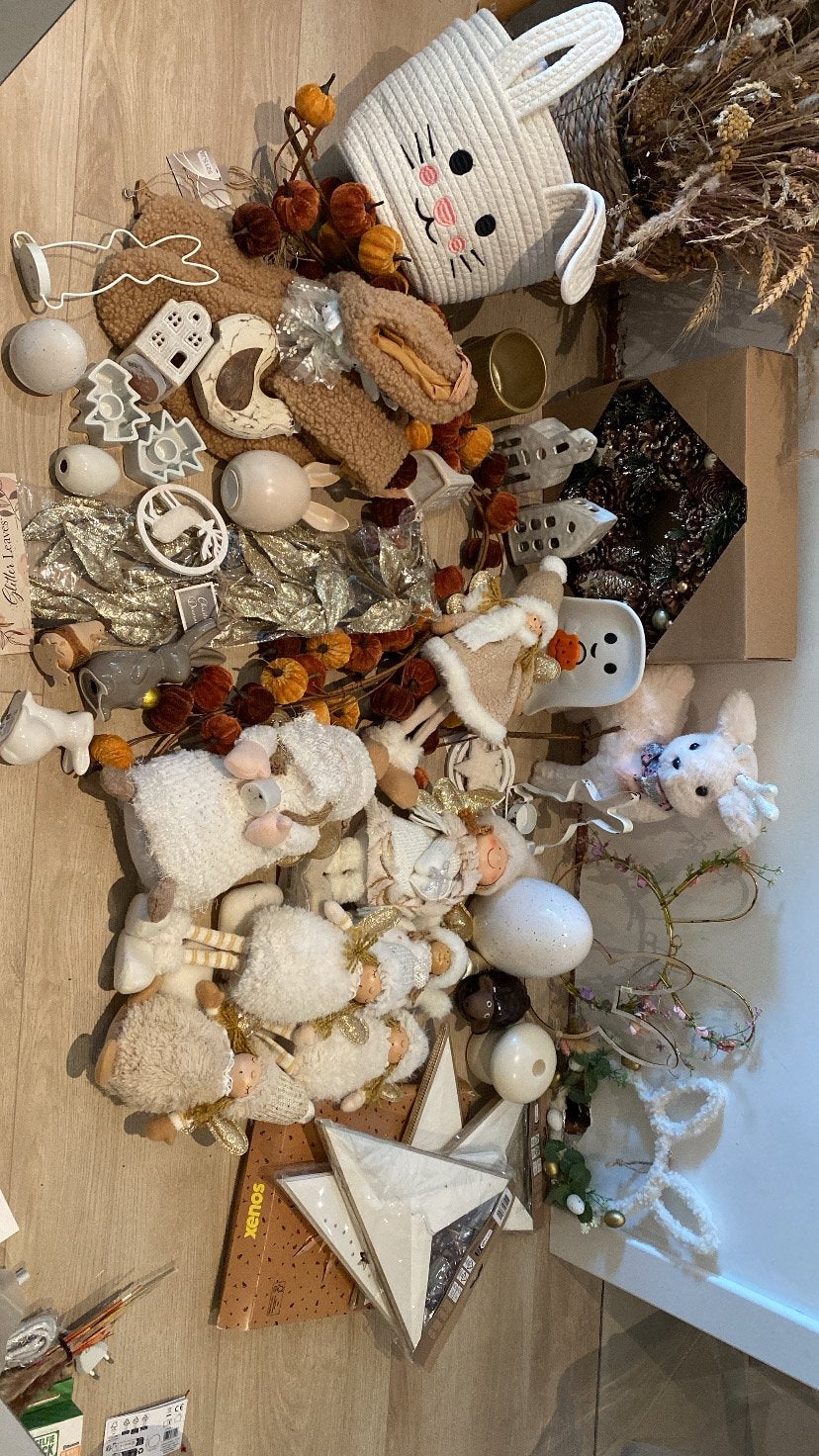 Heel veel seizoensdecoratie voor kerst en pasen, Hobby en Vrije tijd, Scrapbooking, Ophalen, Zo goed als nieuw