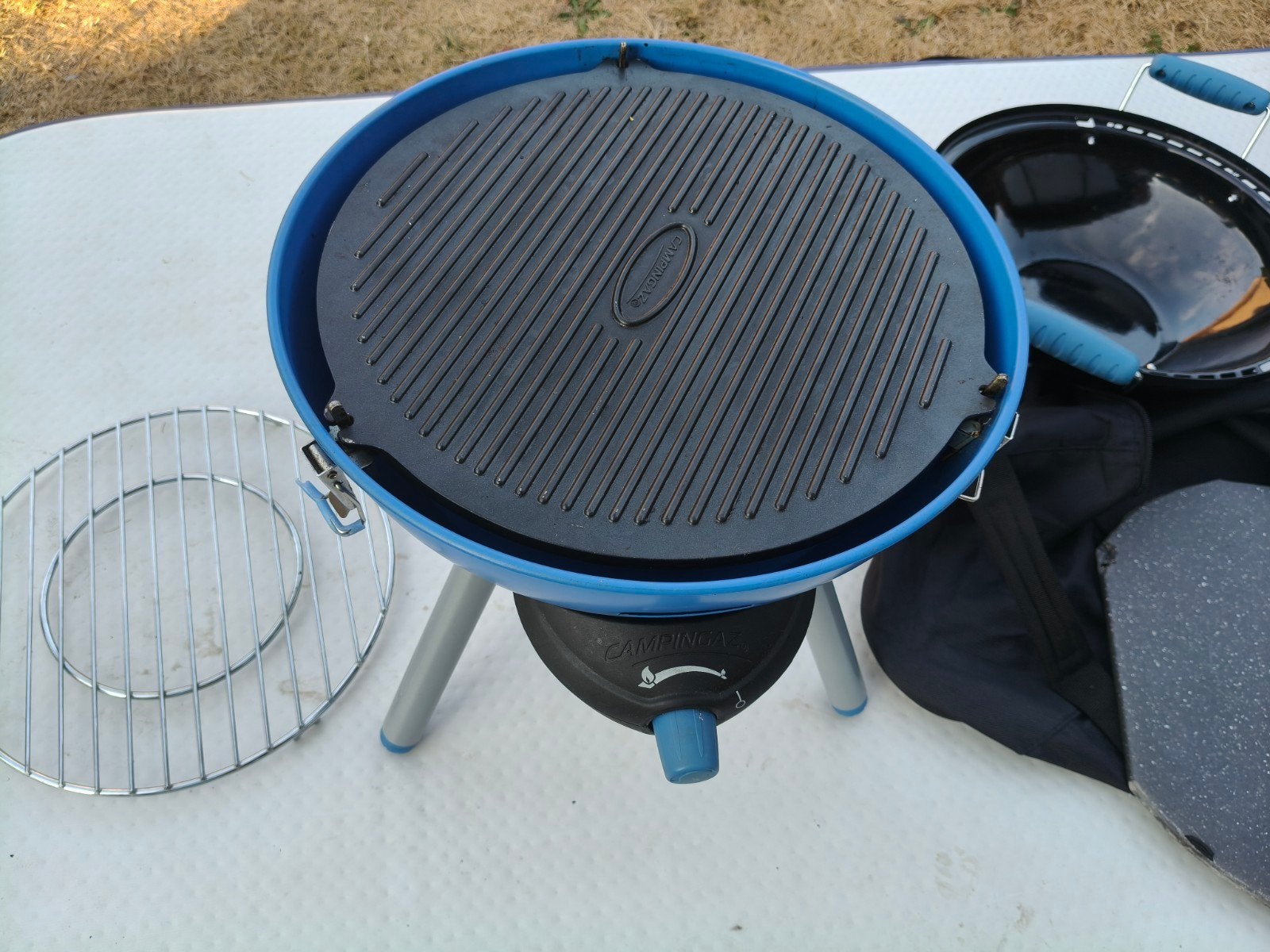 Campingaz 400 parygrill kookvuur gas camping, Ophalen, Gebruikt