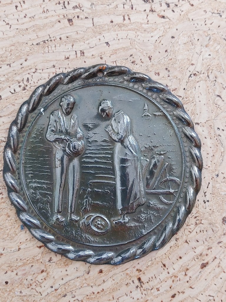 Oud Wandbordje, Ophalen