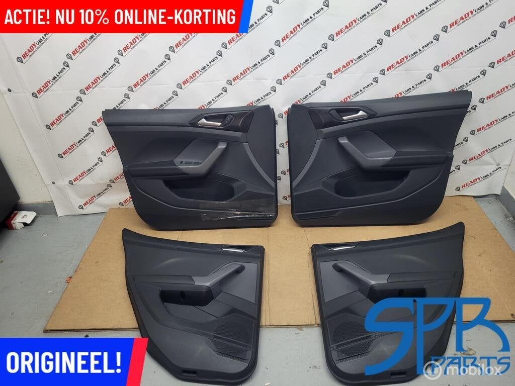 Deurpaneel T-CROSS DEURPANELEN SET links rechts Grijs leder, Volkswagen, Nieuw, Ophalen of Verzenden, Volkswagen