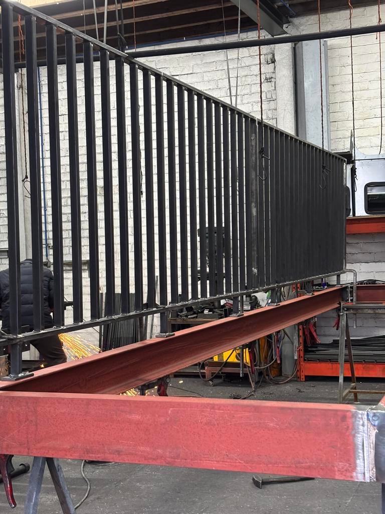 Laswerk-Lasser-Leuning,trappen,terras, Doe-het-zelf en Bouw, Ophalen, Zo goed als nieuw, IJzer