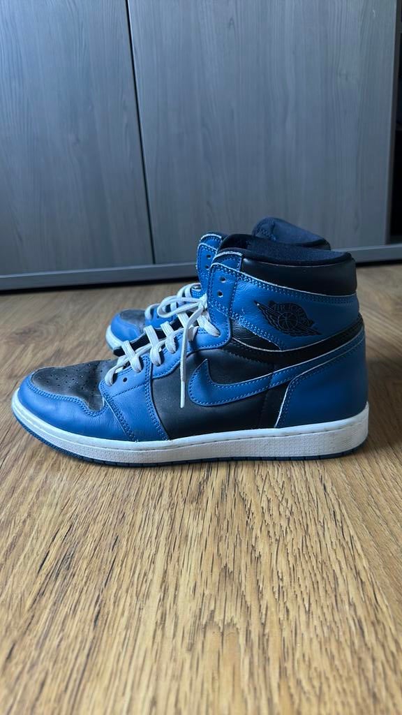 Air jordan 1 retro high navy blue, Kleding | Heren, Schoenen, Ophalen, Zwart, Sneakers, Gedragen