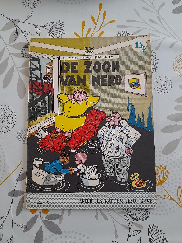 Nero "De zoon van Nero "oude cover jaren 60, Boeken, Stripverhalen, Ophalen of Verzenden, Zo goed als nieuw
