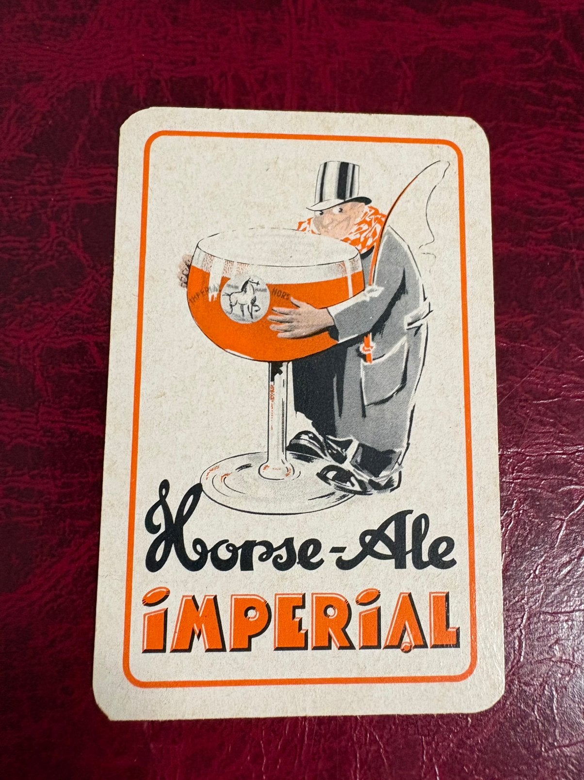 Carte joker Horse Ale Imperial, Enlèvement ou Envoi, Utilisé