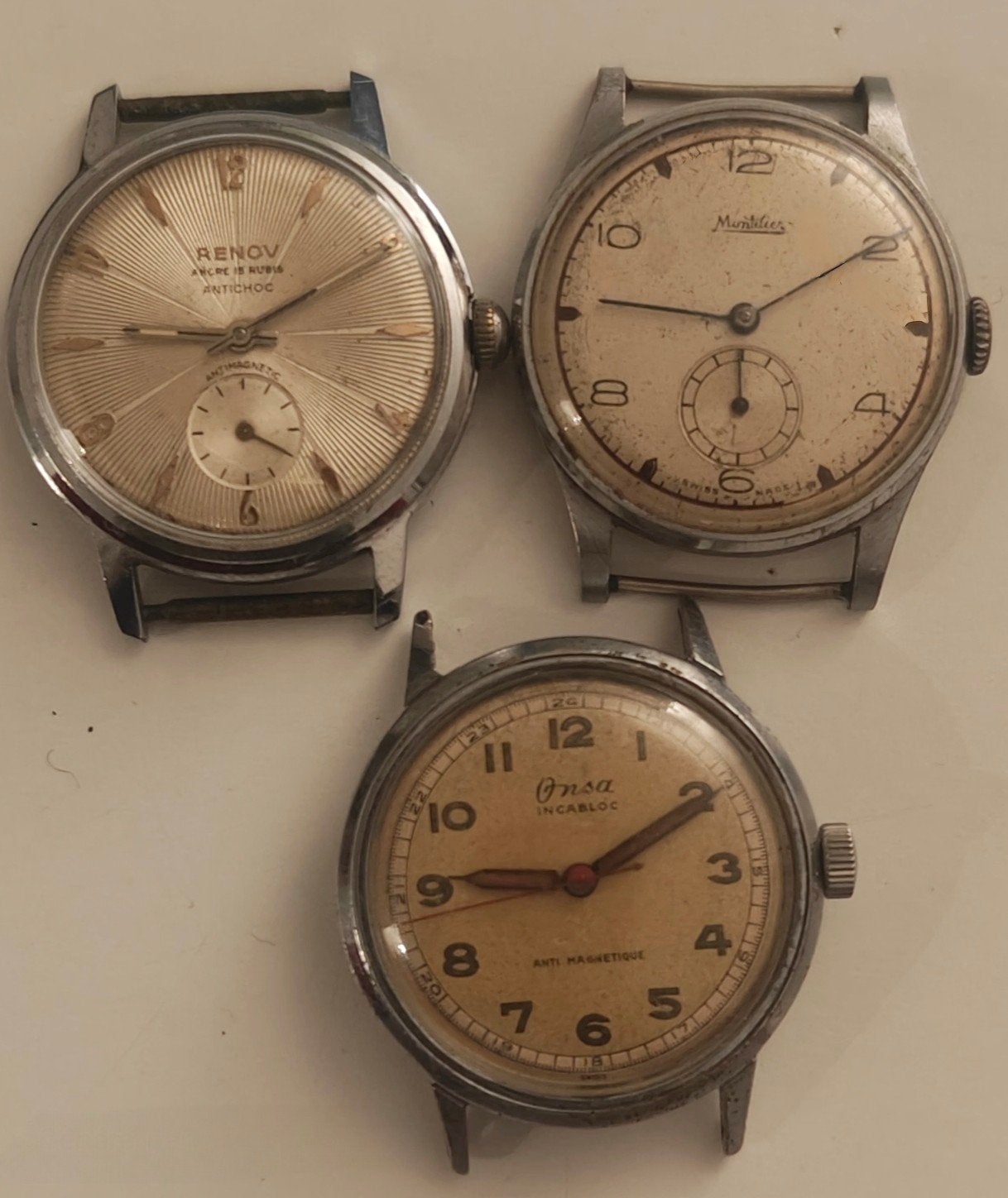 Lot montres antiquité, Antiquités & Art, Enlèvement ou Envoi