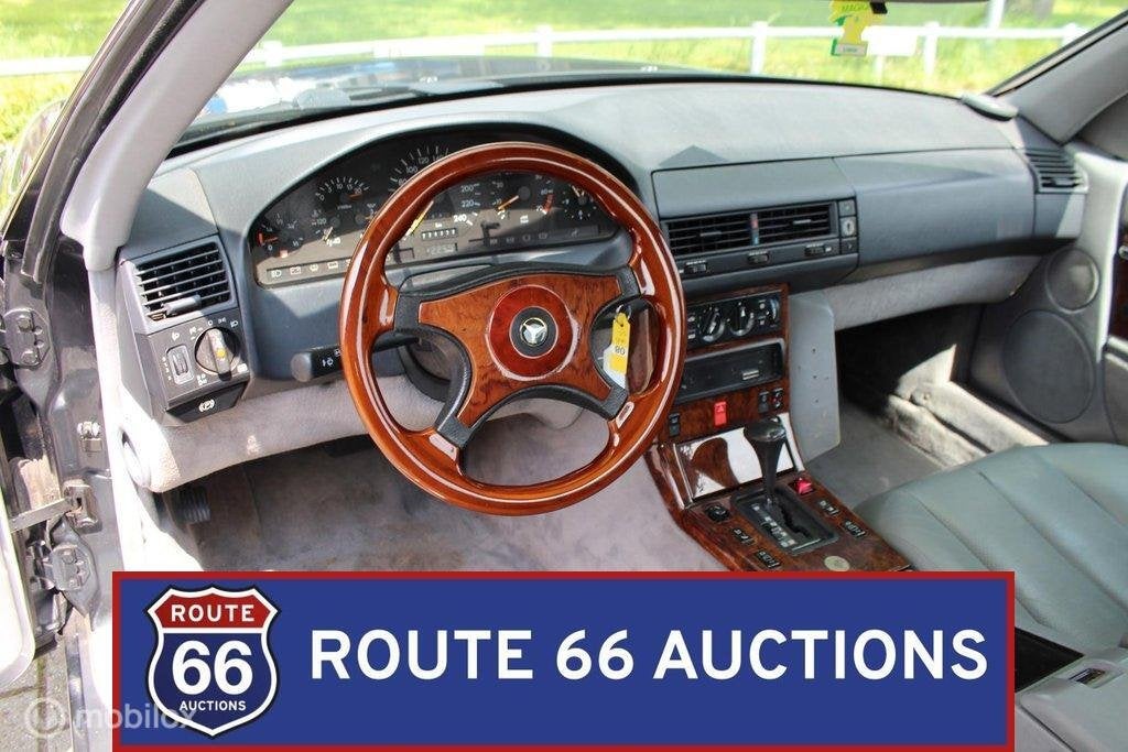 Mercedes-Benz 300 SL | 1991 | Route 66 Auctions, Zwart, Mercedes-Benz, Bedrijf, Handgeschakeld