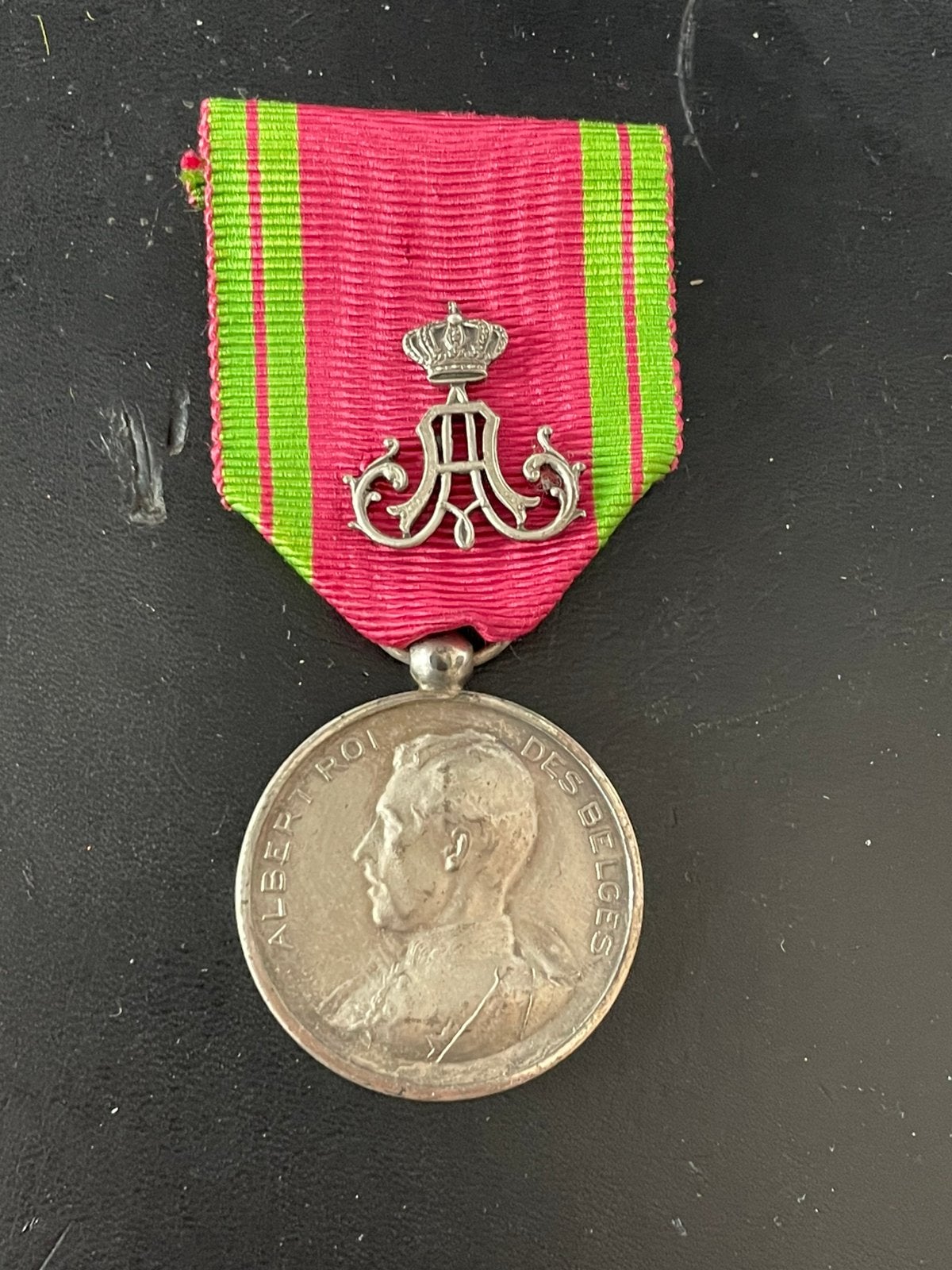 Medaille maison royale koningshuis albert ailver argent, Collections, Enlèvement ou Envoi