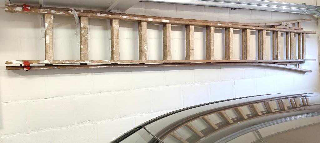 houten ladder, Ophalen, Ladder