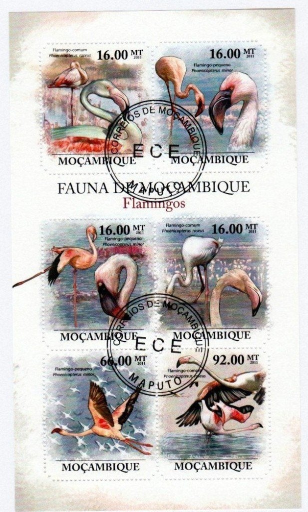 Timbres oiseaux b, Enlèvement ou Envoi, Affranchi