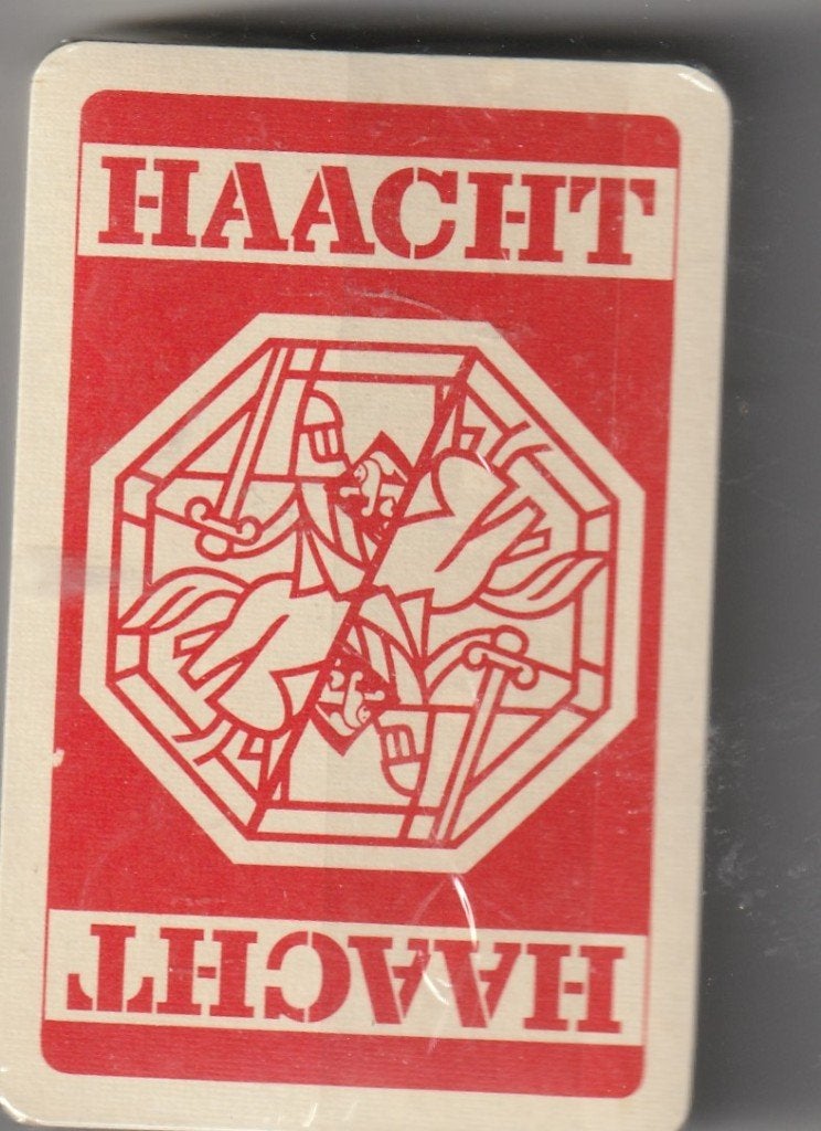102 / BIER HAACHT ROOD ECRU  RIDDER FIJNE STREEP, Ophalen of Verzenden, Nieuw, Speelkaart(en)