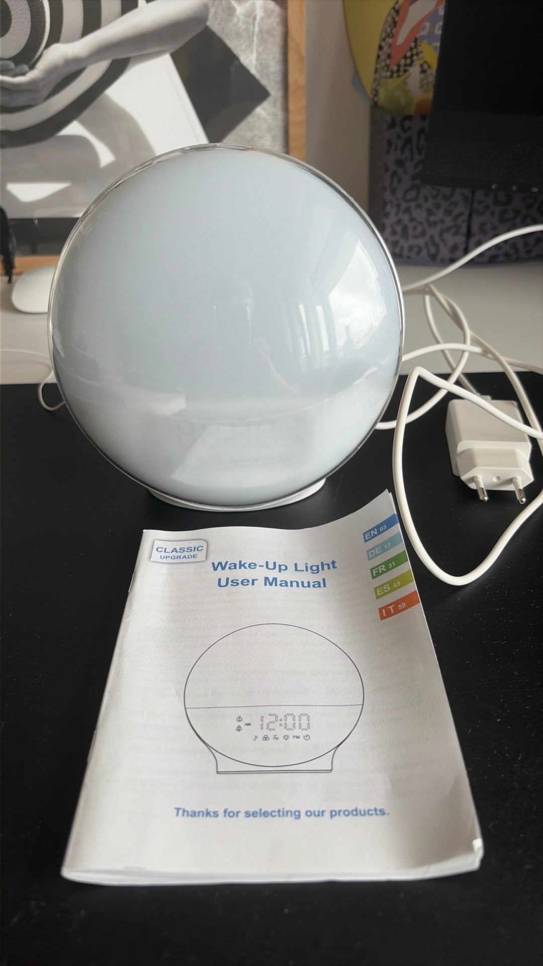 Wake-up light met wekker en radiofunctie, Enlèvement, Comme neuf