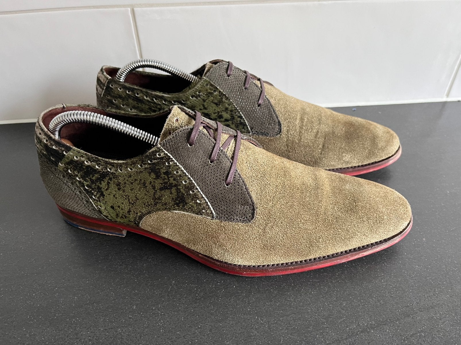 Floris van Bommel herenschoenen maat 9.5 / 43.5, Vêtements | Hommes, Enlèvement ou Envoi, Autres couleurs, Chaussures à lacets