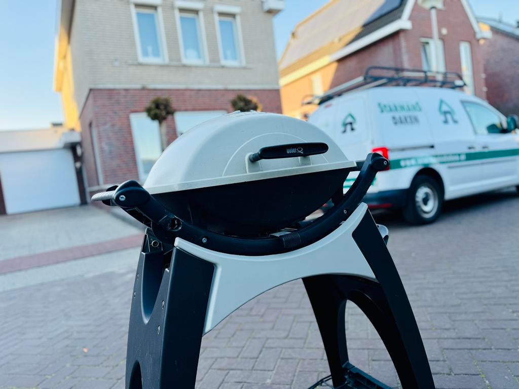 Weber kolen barbecue met originele Weber Trolley, Tuin en Terras, Ophalen, Gebruikt