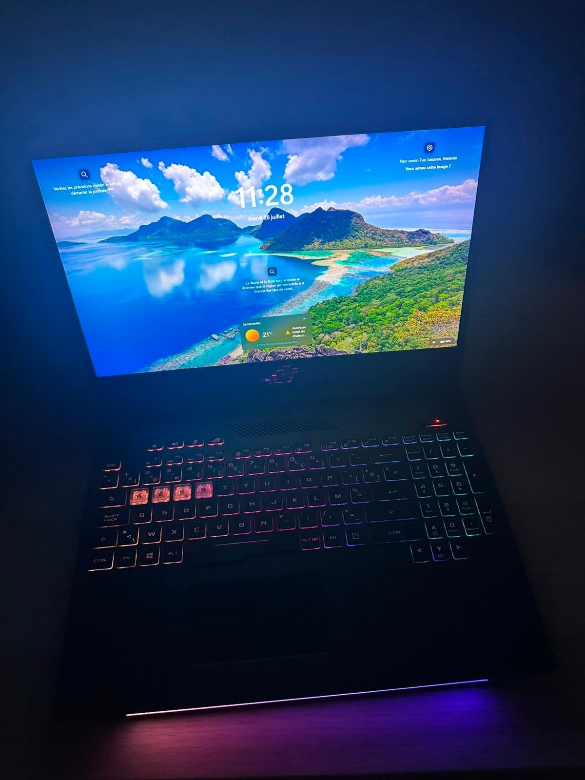 Asus Rog Strix GL504GM, Informatique & Logiciels, Core i7, Comme neuf, 4 Ghz ou plus, Enlèvement