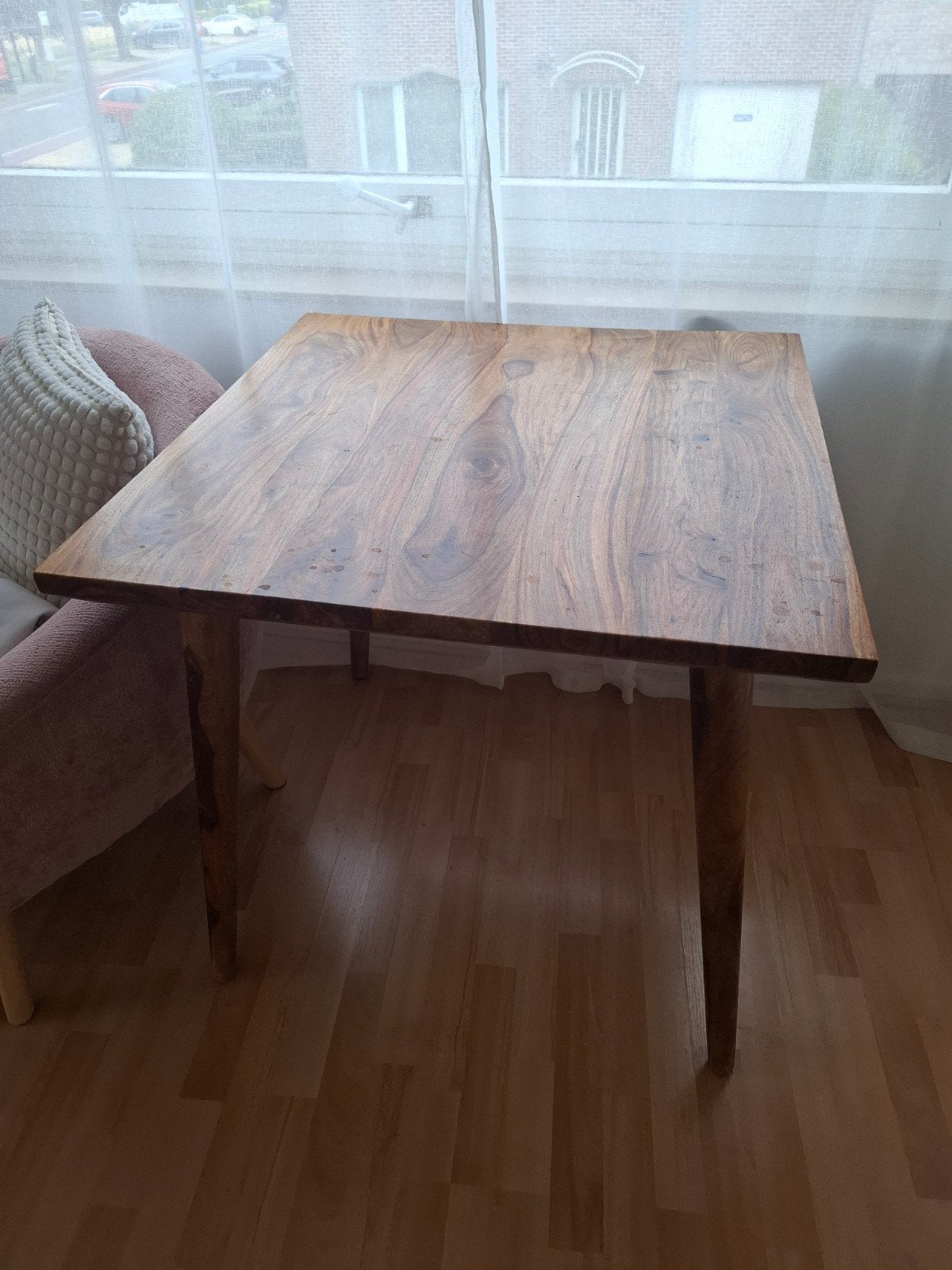 Houten tafel, Ophalen, 50 tot 100 cm, 50 tot 100 cm, Zo goed als nieuw