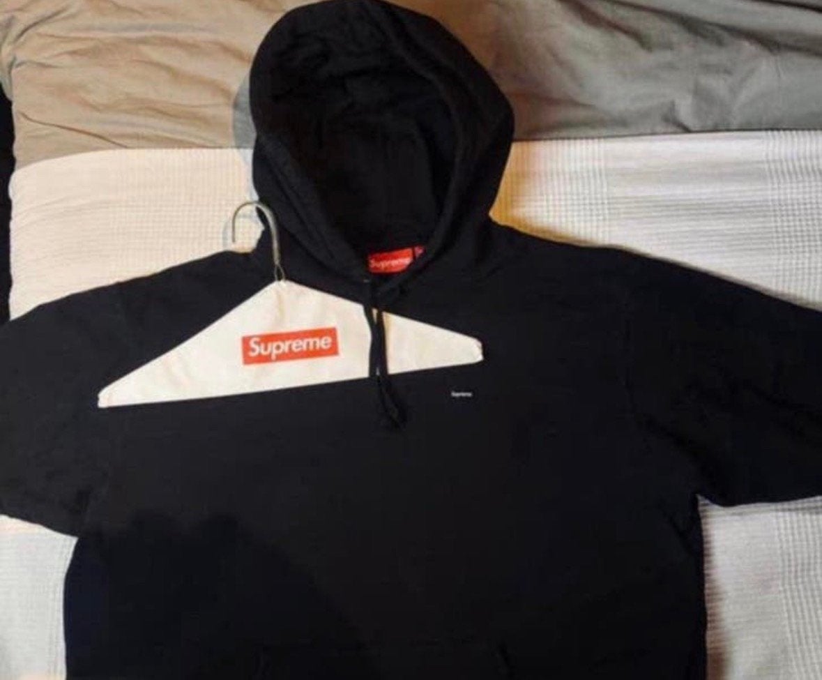 Supreme black thick winter hoodie(Fall/Winter2024) size L, Ophalen, Zo goed als nieuw, Maat 52/54 (L), Zwart