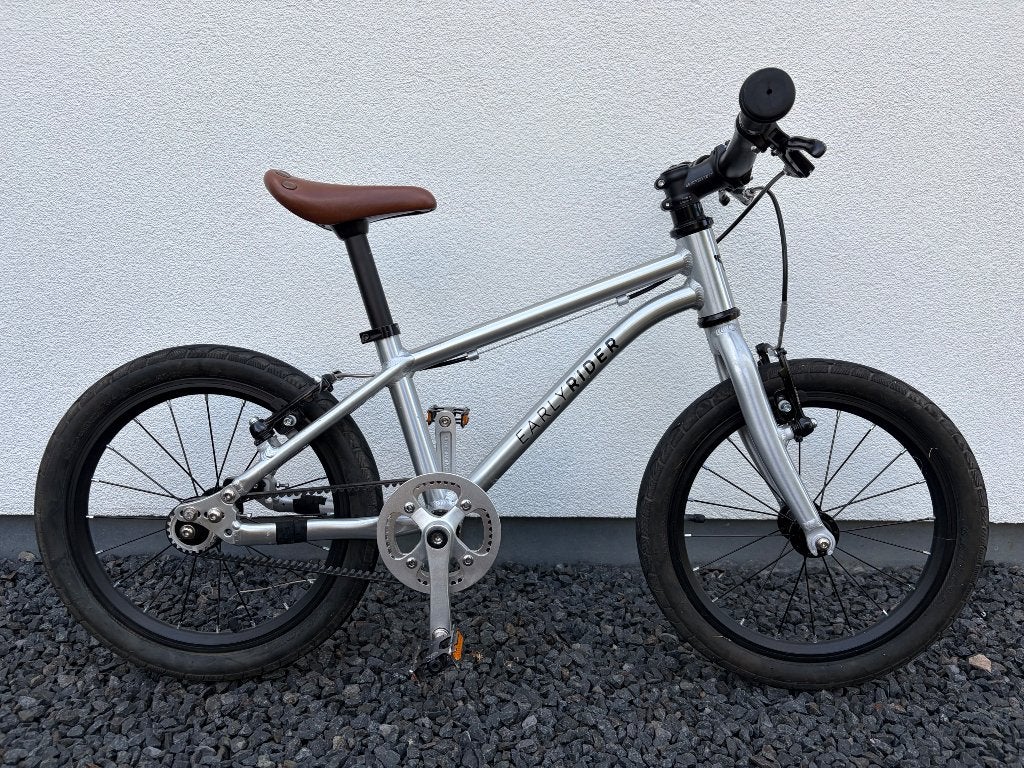 Kinderfiets earlyrider Belter, Ophalen, Zijwieltjes, Gebruikt, Velgrem