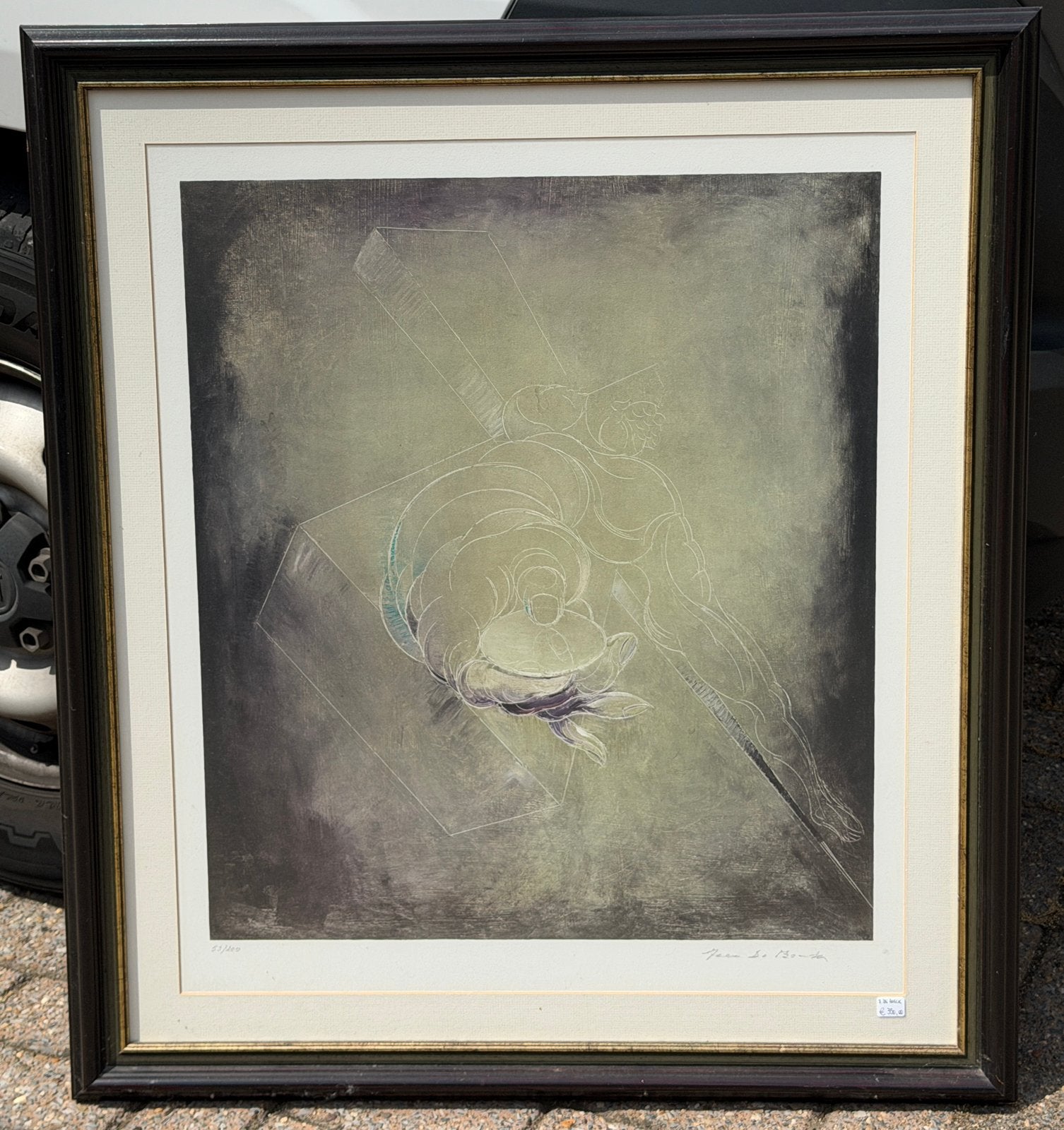 Litho Felix De Boeck, Antiek en Kunst, Genummerd, Ophalen, Lithografie