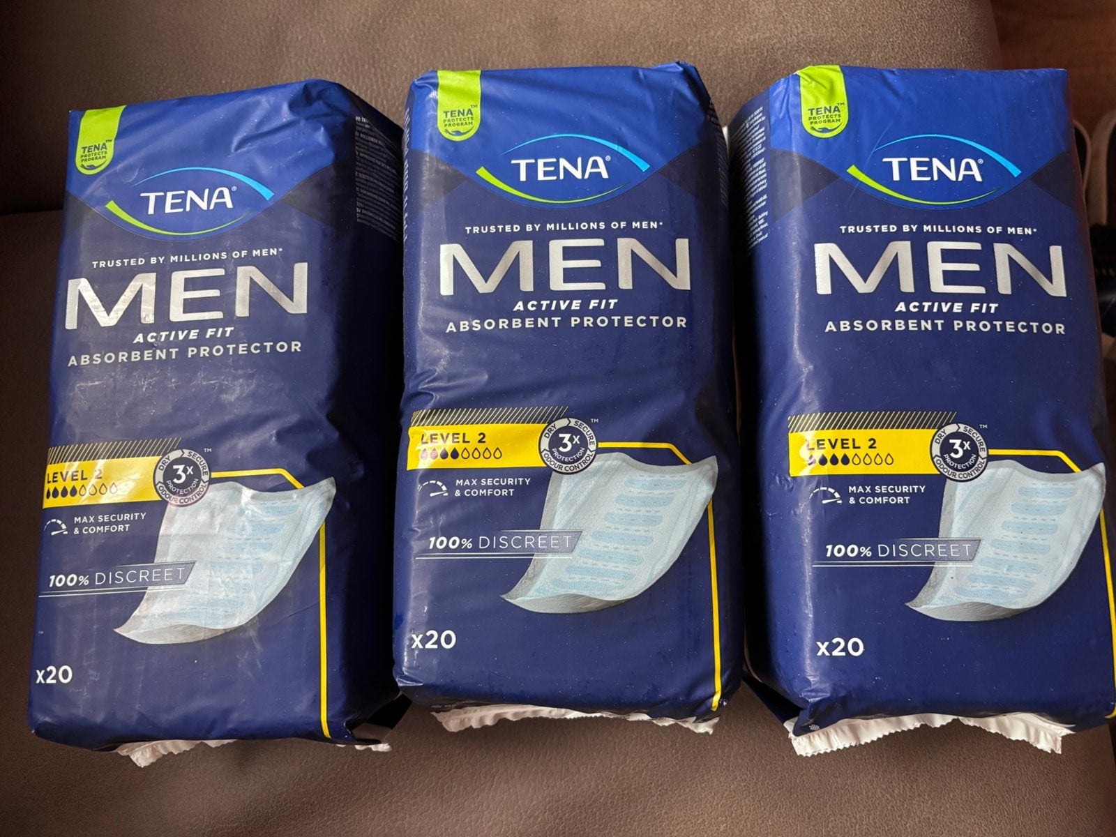 Tena men level 2, Ophalen, Zo goed als nieuw