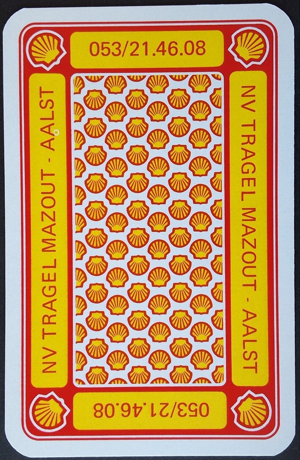 1 Speelkaart  Shell, Ophalen of Verzenden