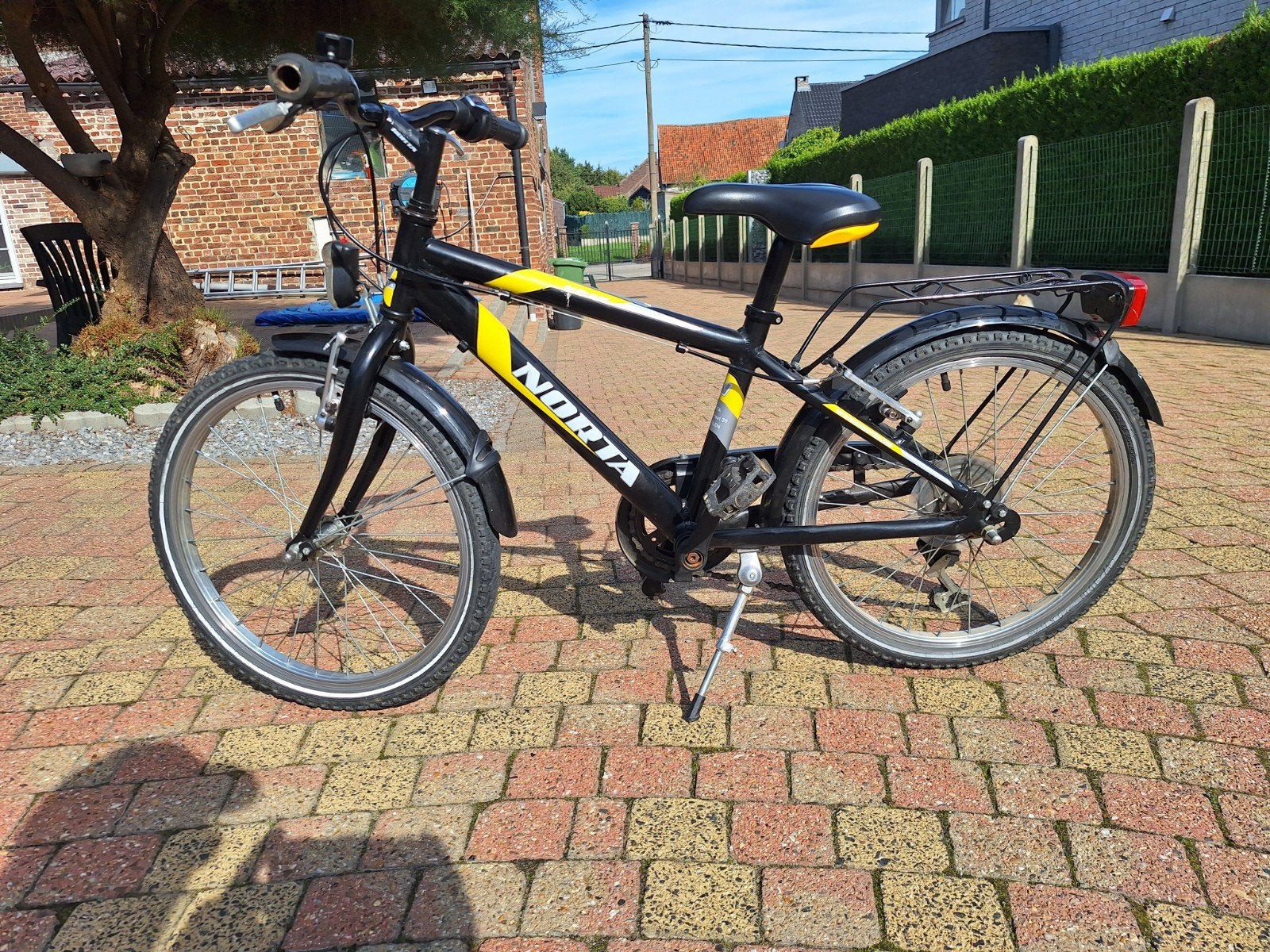 Norta 20 inch, Fietsen en Brommers, Ophalen, Gebruikt, Velgrem, Versnellingen