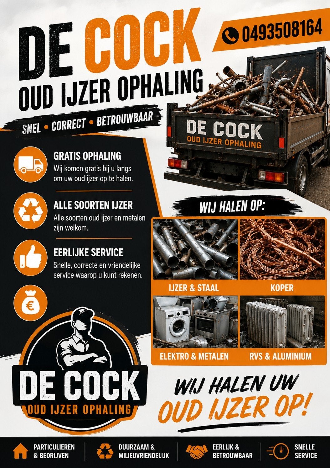 oud ijzer ophaling, Doe-het-zelf en Bouw, Metalen, Ophalen