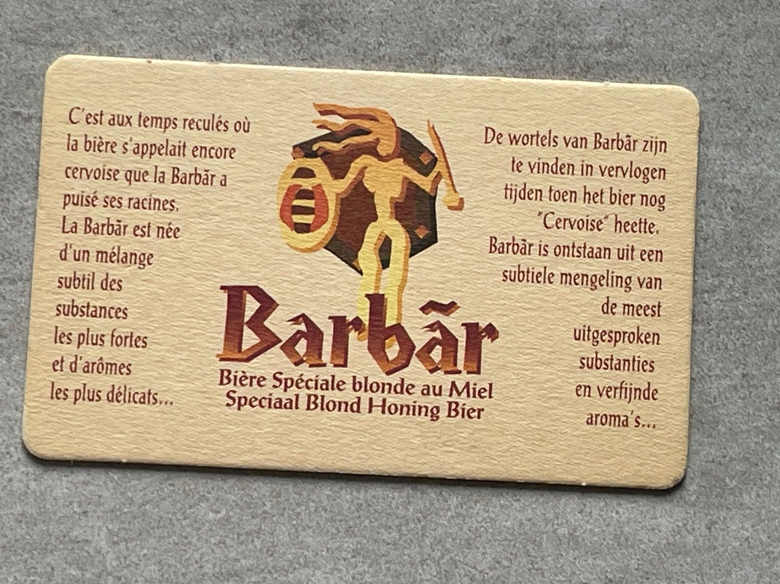 Barbãr bierviltje, Verzamelen, Ophalen of Verzenden, Zo goed als nieuw
