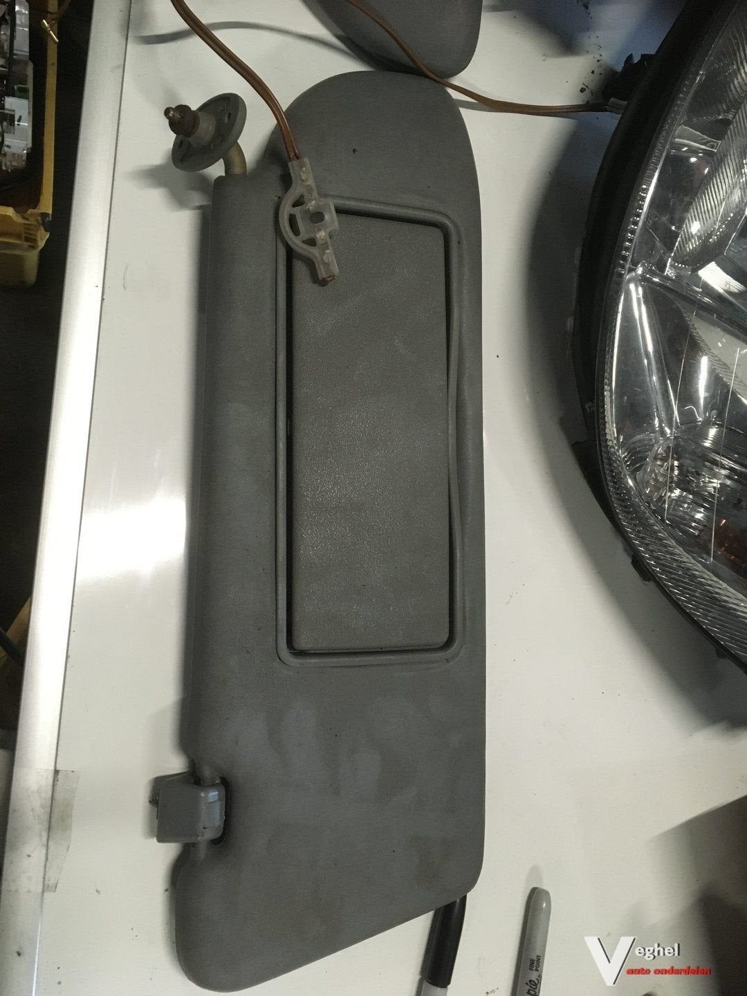 Mercedes w126 zonnekleppen met verlichting, Auto-onderdelen, Gebruikt, -, -, Ophalen of Verzenden