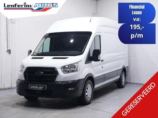 Ford Transit 2.0 TDCi 170 pk L3H3 Airco, 3-Zits, Cruise Cont, Auto's, Wit, Bedrijf, Ford, Parkeersensor