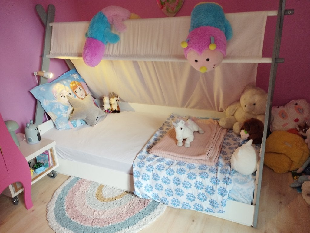Lit cabane enfant, Cabane  - hutte, 90 cm, Une personne, Enlèvement