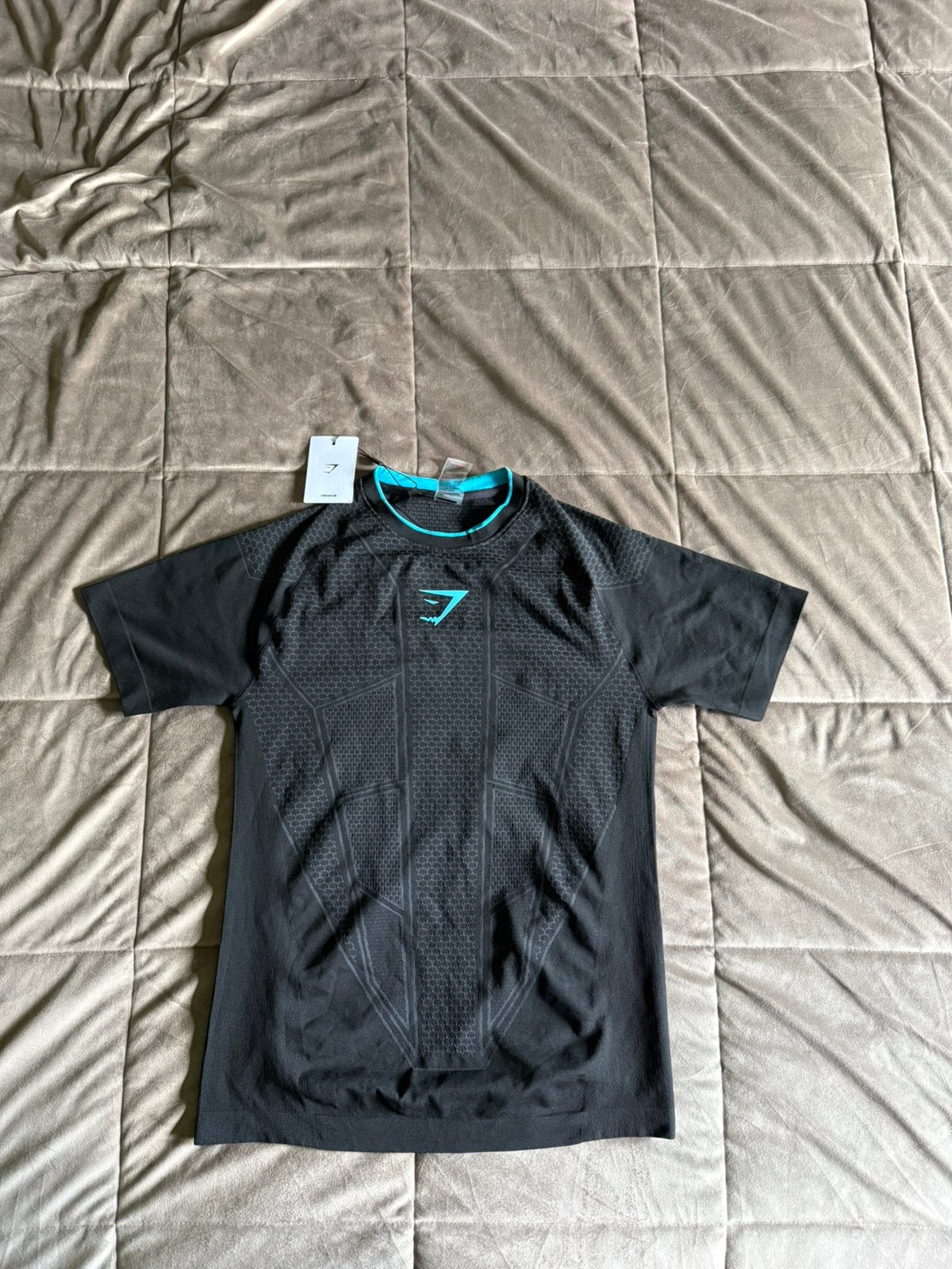 Gymshark Onyx - M, Kleding | Heren, T-shirts, Ophalen of Verzenden, Zo goed als nieuw, Maat 48/50 (M)