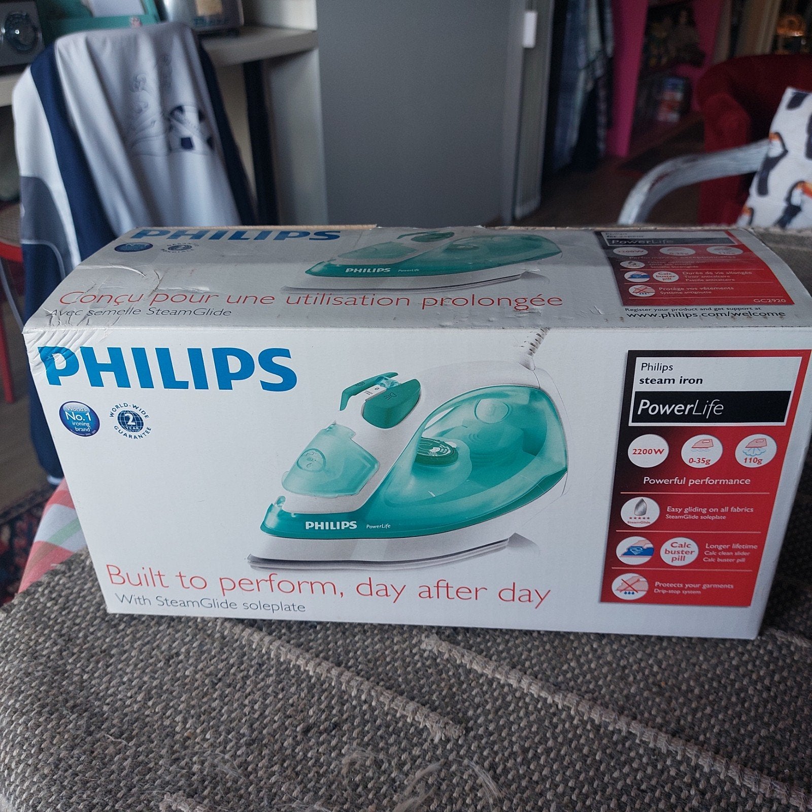 stoomstrijkijzer Phillips nieuw in de doos, Ophalen