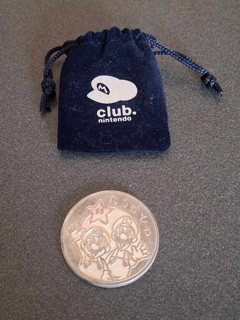 Club Nintendo Goodbye Coin 2015 + origineel zakje, Enlèvement ou Envoi, Autres matériaux