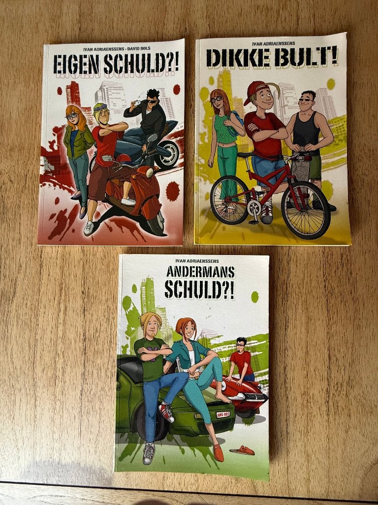 3 educatieve stripalbums over omgaan met geld, Meerdere stripboeken, Ophalen of Verzenden, Zo goed als nieuw