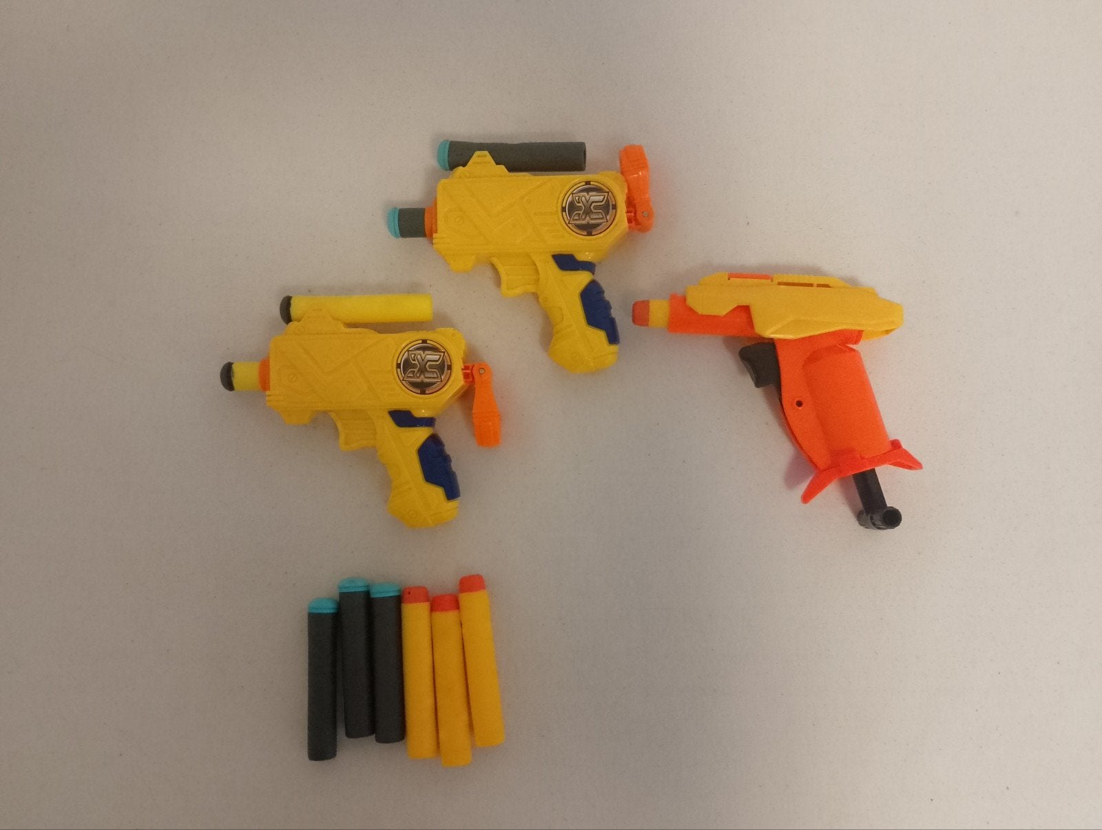 Nerf geweer + Xshot combo, Ophalen, Zo goed als nieuw