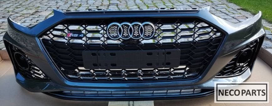 AUDI RS4 B9 FACELIFT VOORBUMPER BUMPER LZ7S ALLES LEVERBAAR, Arrière, -, Haillon arrière, Audi