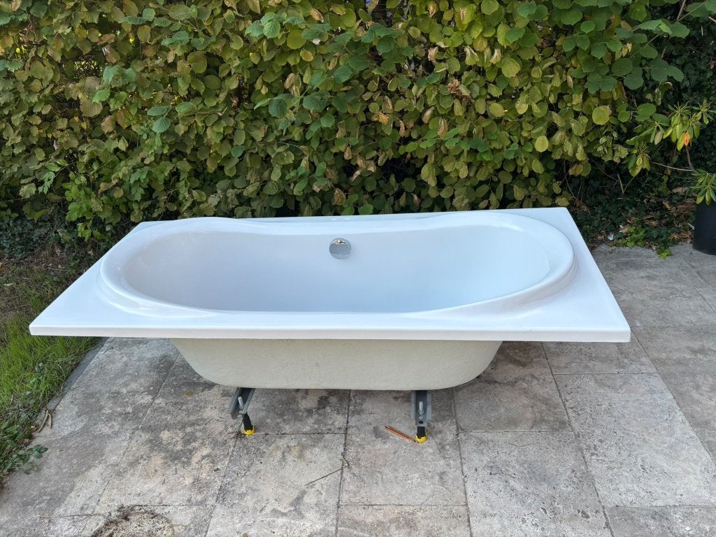 Baignoire blanche 180 x 80 cm / Wit bad 180 x 80 cm, Bricolage & Construction, Enlèvement, Comme neuf, Baignoire