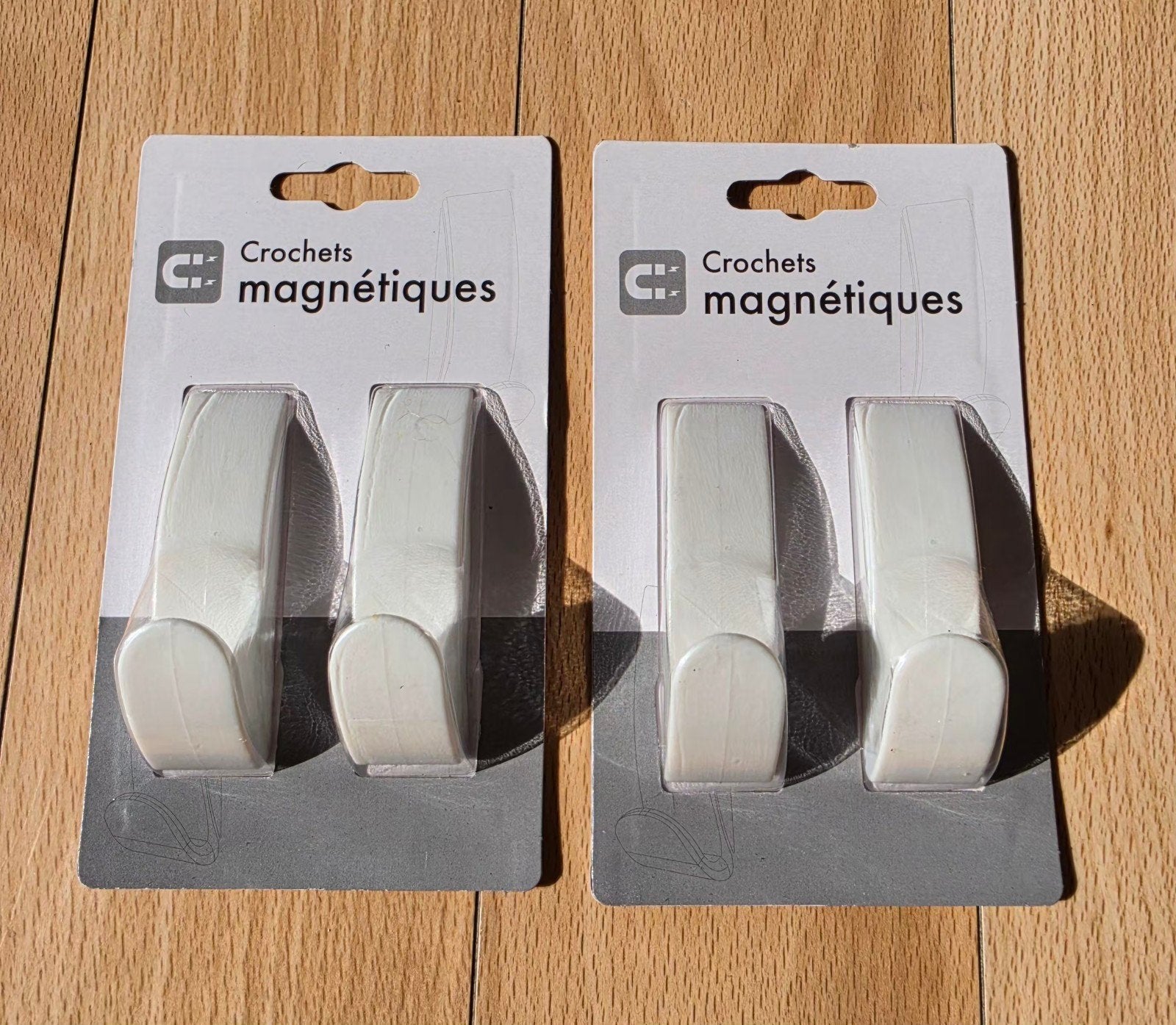 Set van 4 COGEX magnetische haken, Ophalen of Verzenden, Wit