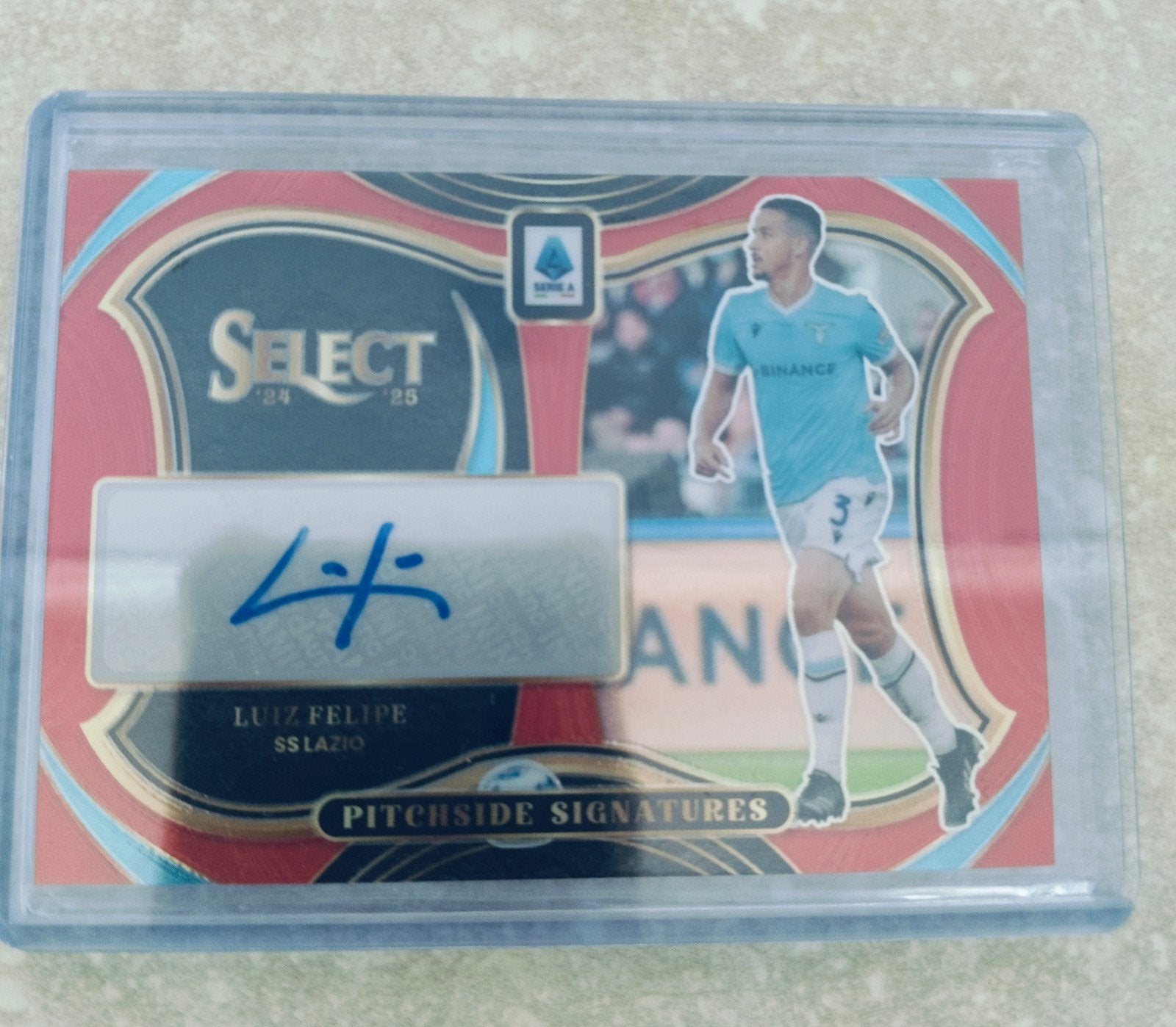 Panini select serie A Luiz Felipe Lazio Autograph, Verzamelen, Ophalen of Verzenden