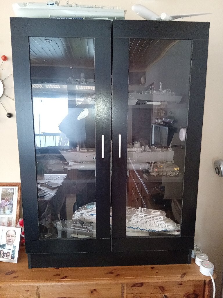 vitrine, Maison & Meubles, Neuf, Avec porte(s), 25 à 50 cm, Enlèvement