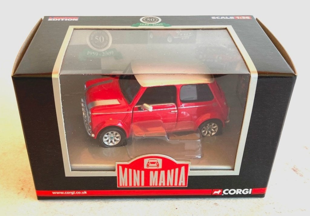 Mini Cooper Sport Solar red / Platinium silver CC82274., Ophalen of Verzenden, Zo goed als nieuw, Auto