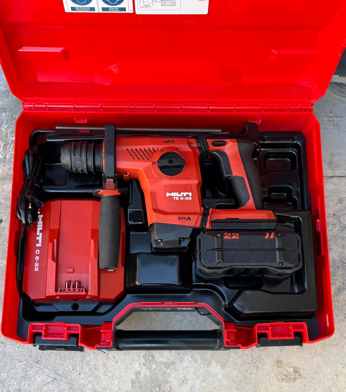 Perforateur Burineur Hilti TE 6-22 NURON, Ophalen of Verzenden, Zo goed als nieuw