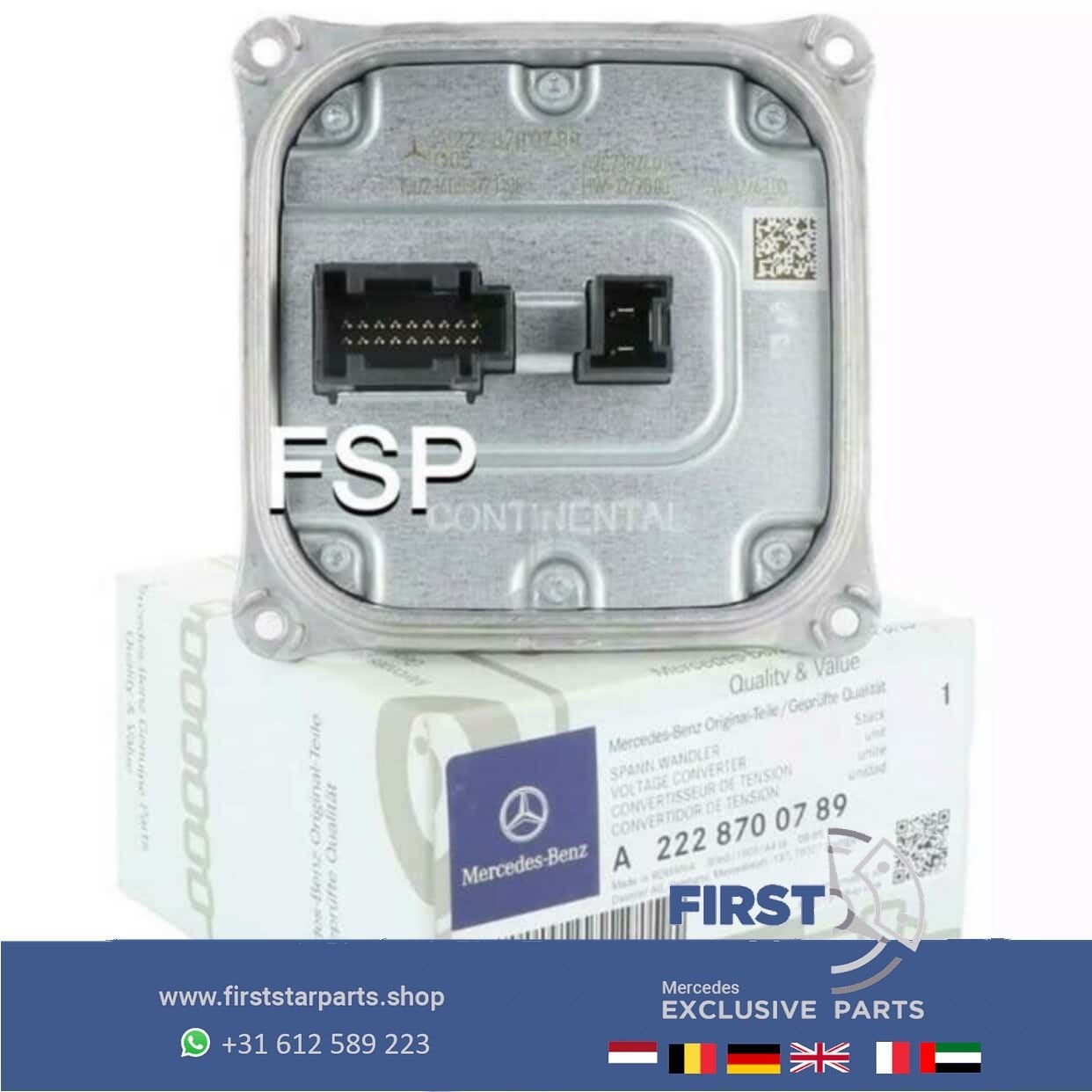 Mercedes LED koplamp module W205 W213 W218 W166 W447 A222870, Gebruikt, -, Ophalen of Verzenden, -
