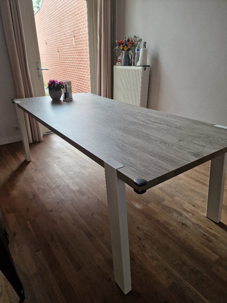 Eettafel 220x100, Huis en Inrichting, Ophalen, 100 tot 150 cm, Eikenhout, 200 cm of meer